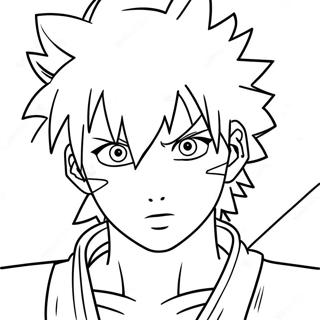 Sasuke Naruto Coloring Pages