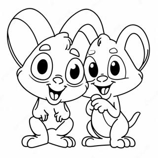 Pinky And The Brain Coloring Page 37923-29991