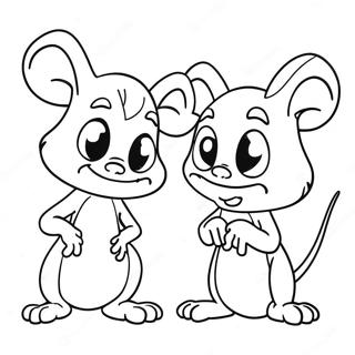 Pinky And The Brain Coloring Page 37923-29992