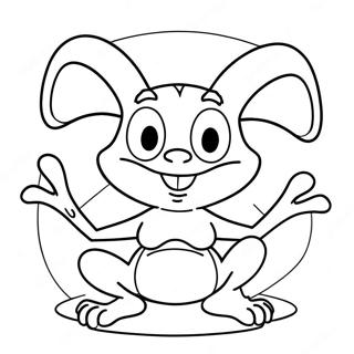 Pinky And The Brain In A Silly Situation Coloring Page 37924-29995