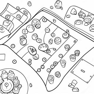 Board Game Coloring Page 37953-30009