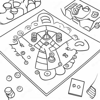 Board Game Coloring Page 37953-30012