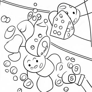 Colorful Board Game Pieces Coloring Page 37954-30021