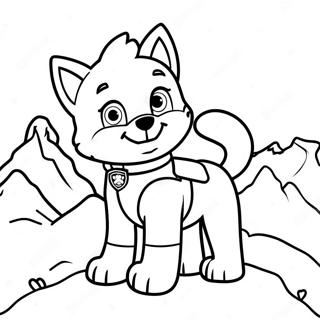 Everest Skye Everest Paw Patrol Coloring Pages