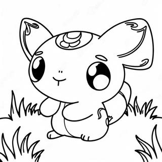 Grass Type Pokemon Coloring Pages