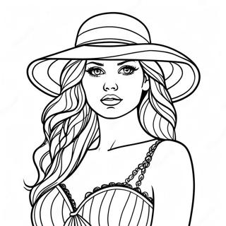 Realistic Fashion Coloring Pages