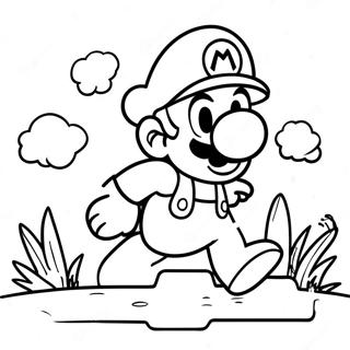 Super Mario Bros 3 Coloring Page 38023-30067