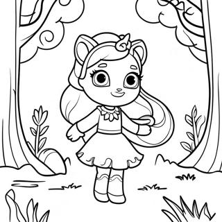 Enchantimals Magical Forest Coloring Page 38054-30102