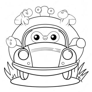 Bumblebee Car Coloring Pages