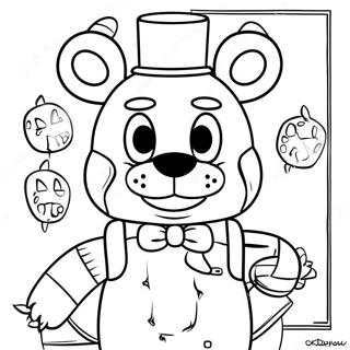 Fnaf Puppet Coloring Pages