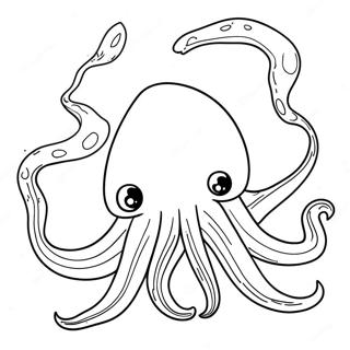 Giant Squid Coloring Page 38123-30158