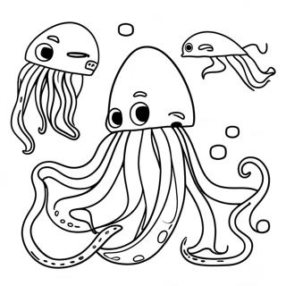 Giant Squid Coloring Page 38123-30159