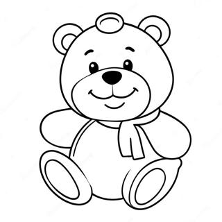 Cute Build A Bear With Accessories Coloring Page 38214-30248