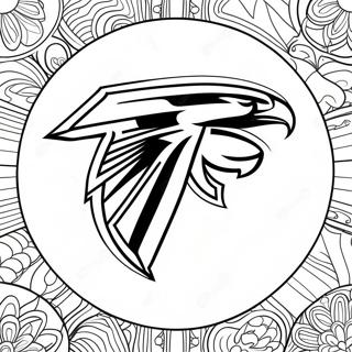 Atlanta Falcons Logo Coloring Page 38223-30226