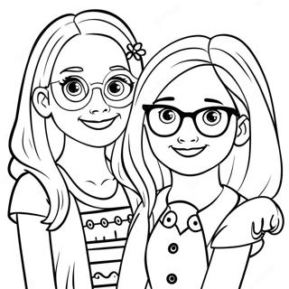 Liv And Maddie Coloring Page 38233-30223