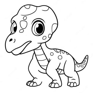 Parasaurolophus Coloring Page 38253-30254