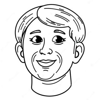 Blank Face Coloring Pages