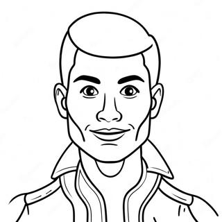 Blank Face Coloring Page For Kids 38273-30262