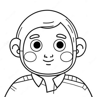 Blank Face Coloring Page For Kids 38273-30263