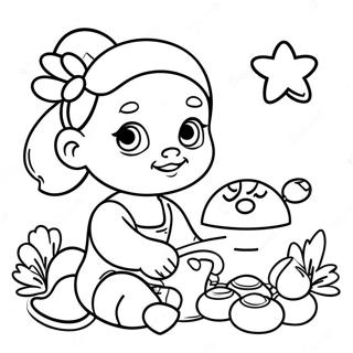 Baby Jasmine Coloring Pages