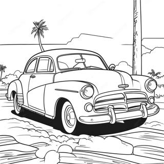 Classic Car Coloring Page 38303-30298