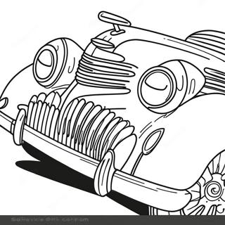 Classic Car Coloring Page 38303-30300