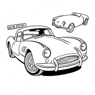 Car For Adults Coloring Pages