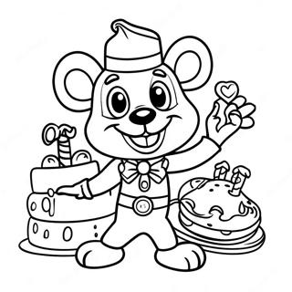 Chuck E Cheese Coloring Pages