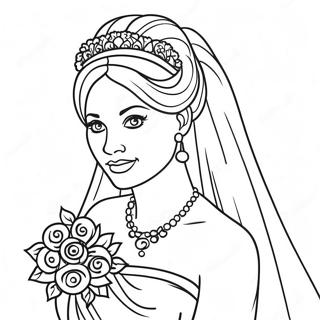 Bride Coloring Page 38343-30332