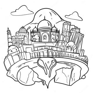 7 Wonders Of The World Coloring Page 38443-30398