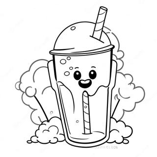 Slushie Coloring Pages