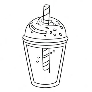 Colorful Slushie Cup Coloring Page 38454-30402