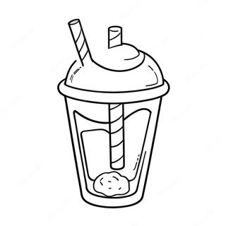 Colorful Slushie Cup Coloring Page 38454-30403