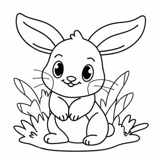 Cute Baby Bunny Coloring Page 38533-30453