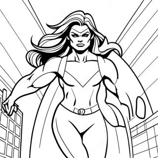 She Hulk Coloring Page 38553-30479