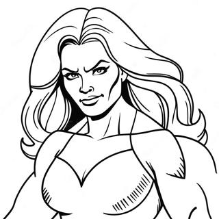 She Hulk Coloring Page 38553-30480