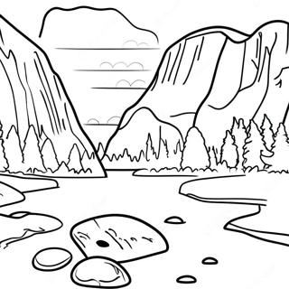 Yosemite National Park Coloring Page 38573-30488