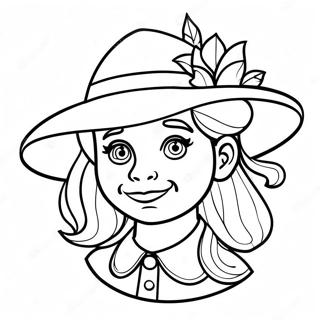 Girl Leprechaun Coloring Pages