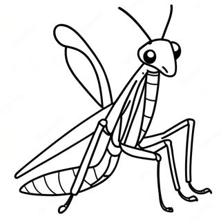 Praying Mantis Coloring Page 38653-30562