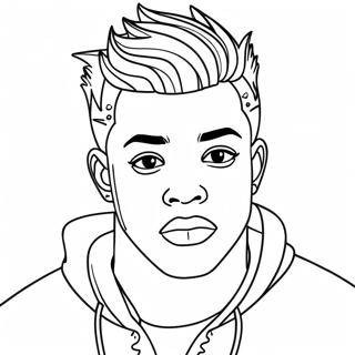 Xxxtentacion Coloring Pages