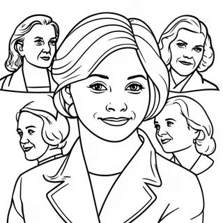 Women S History Month Coloring Page 3870-3082