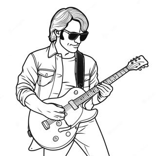 Rock N Roll Coloring Pages