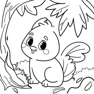 Leafy Friends From Tumble Leaf Coloring Page 38754-30638