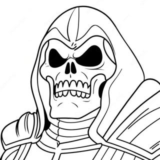 Skeletor With Menacing Grin Coloring Page 38804-30731