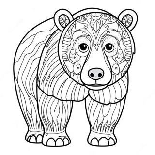 Brown Bear Coloring Pages