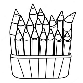 Crayons Coloring Page 38823-30696