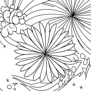 Festive Fireworks Coloring Page 38844-30717