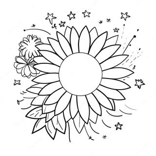 Festive Fireworks Coloring Page 38844-30718