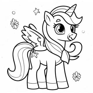 My Little Pony Christmas Coloring Page 38853-30714