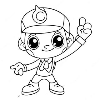 Cyberchase Coloring Pages